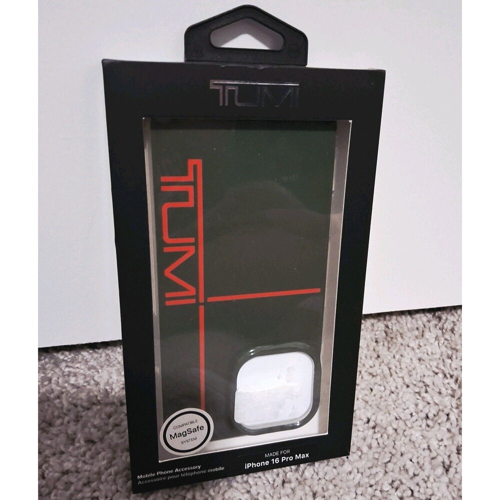 Tumi iPhone 16 Pro Max MagSafe Wireless Charging Cellphone Case Brand New